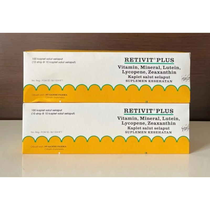 Jual RETIVIT PLUS PER BOX VITAMIN MATA Shopee Indonesia