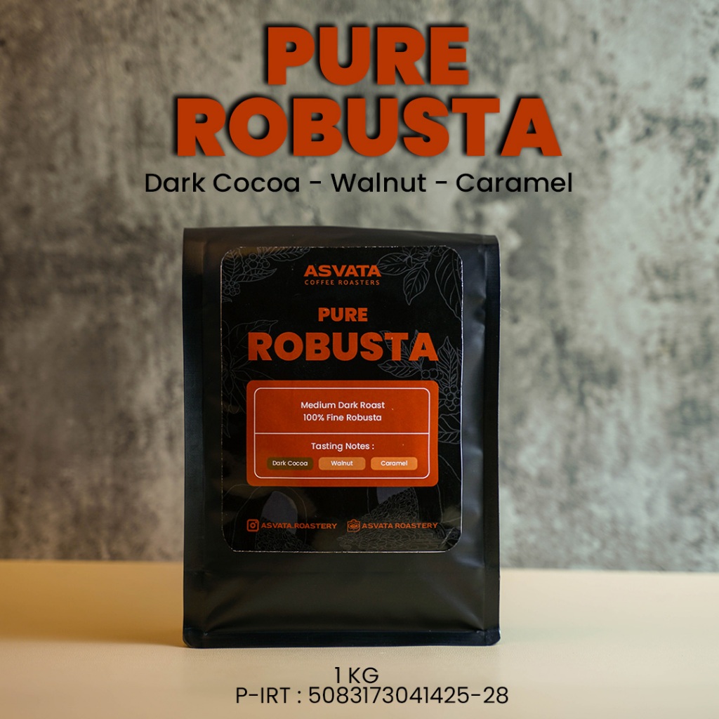 Jual Biji Kopi Susu Tubruk 1 Kg Roasted Beans Pure Fine Robusta Gayo