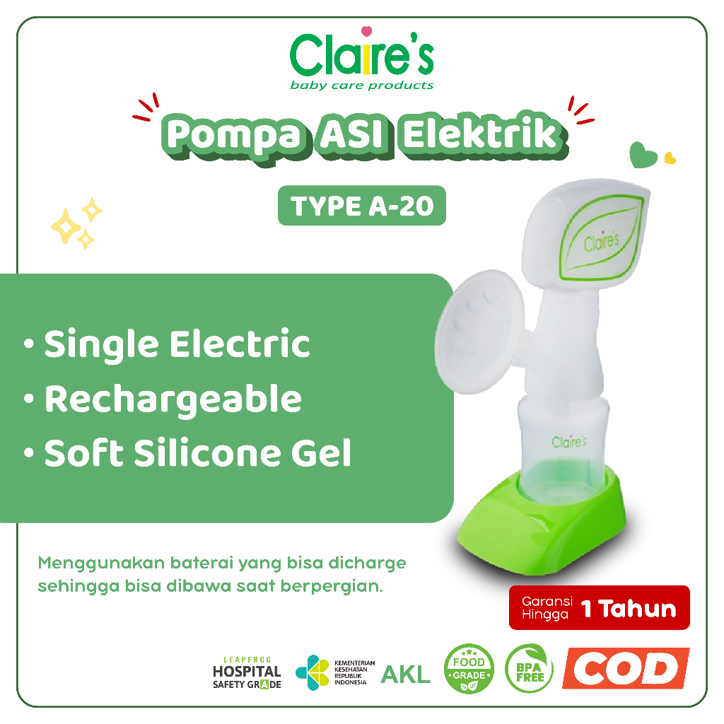 Jual Pompa ASI Electric Single Electric Breast Pump Pompa Asi