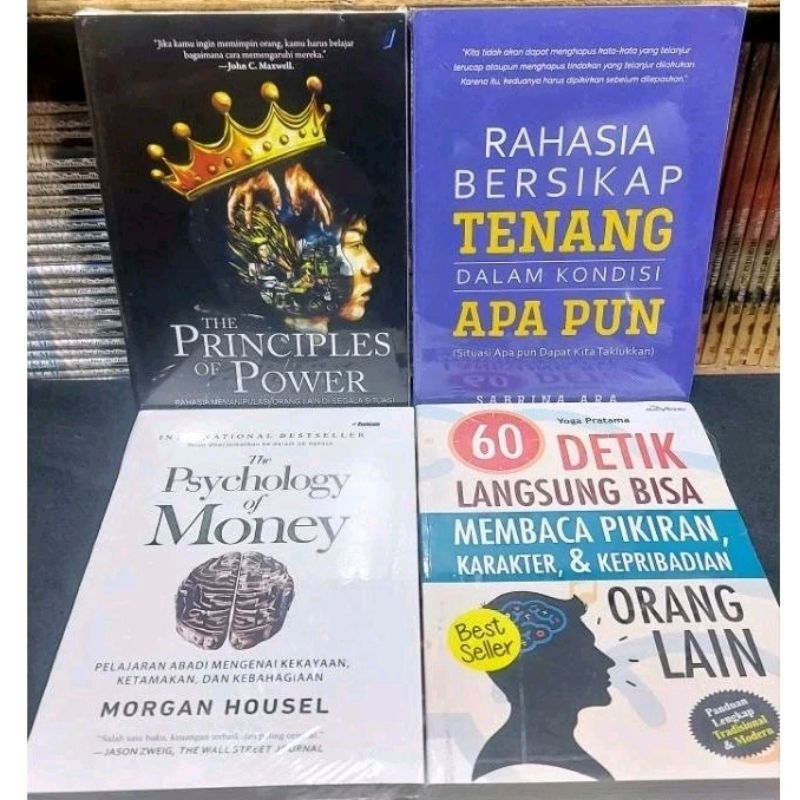 Jual Paket Buku The Principles Of Power The Psychology Of Money