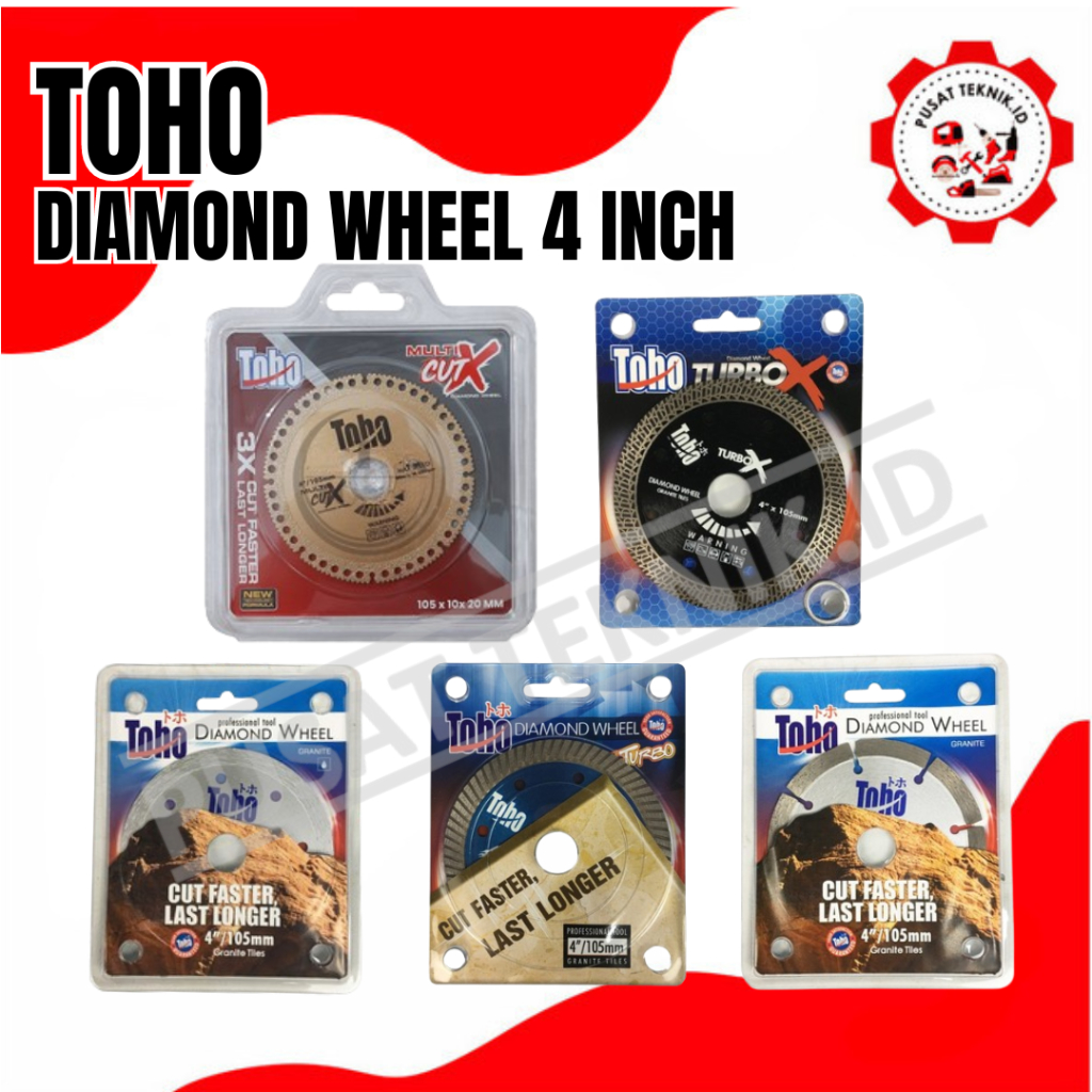 Jual Diamond Wheel Toho Mata Potong Keramik Granit Marmer Turbo Wet