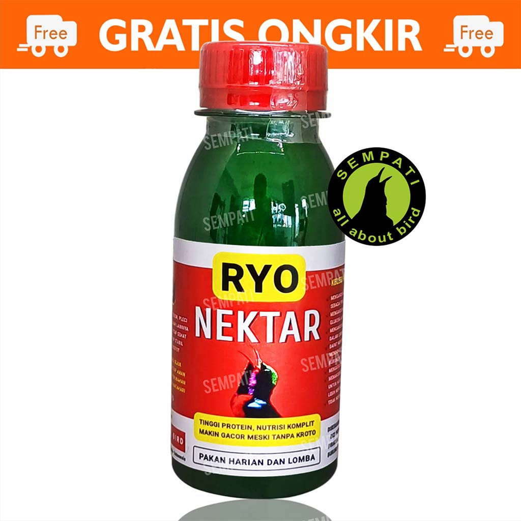 Jual Ryo Nektar Nectar Pakan Makanan Minum Burung Pleci Konin Sogon