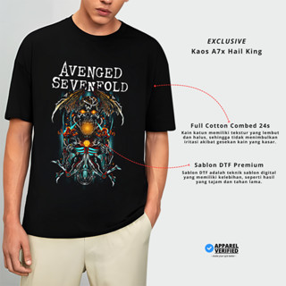 Jual Kaos Avenged Sevenfold Hail King Tshirt Band Pria Distro Baju