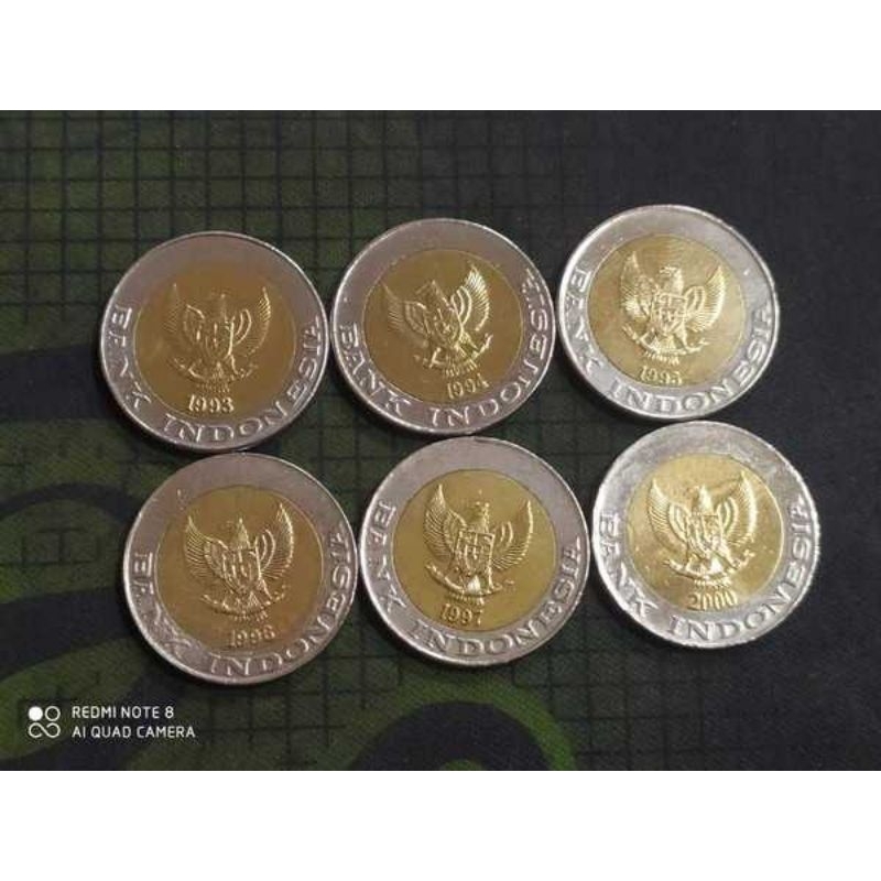 Jual Uang Kuno Koin Bimetal Kelapa Sawit Set Tahun Lengkap