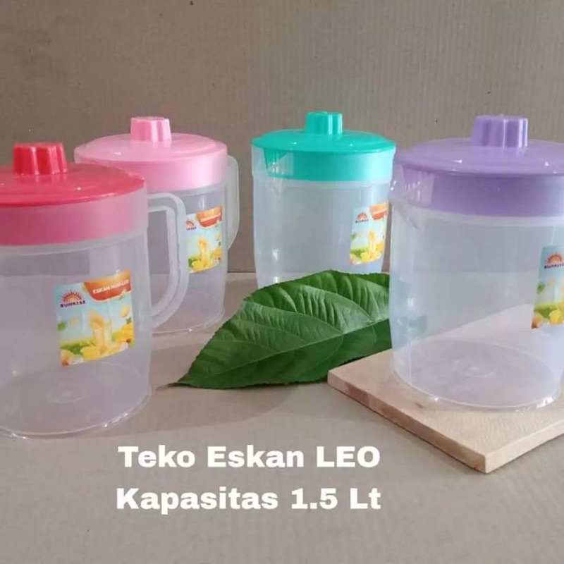 Jual Teko Eskan 1500 ML SUNRISE LEO Teko Plastik 1 5 Liter Shopee