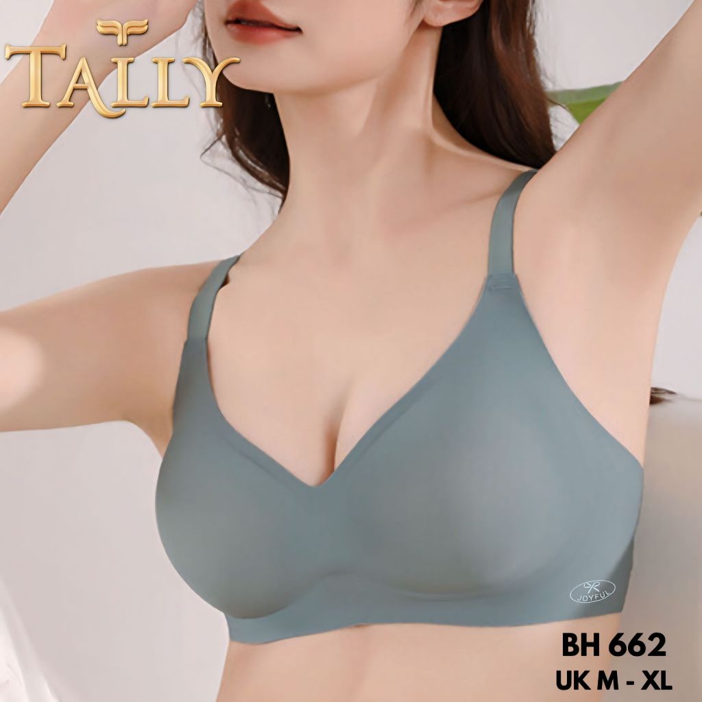 Jual TALLY BH 662 Bra Tanpa Kawat Busa Tipis Bahan Seamless PREMIUM Cup