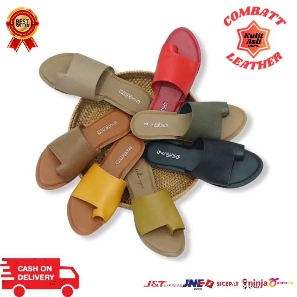 Jual Sandal Kulit Wanita Asli Garut Sandal Papirut Terlaris