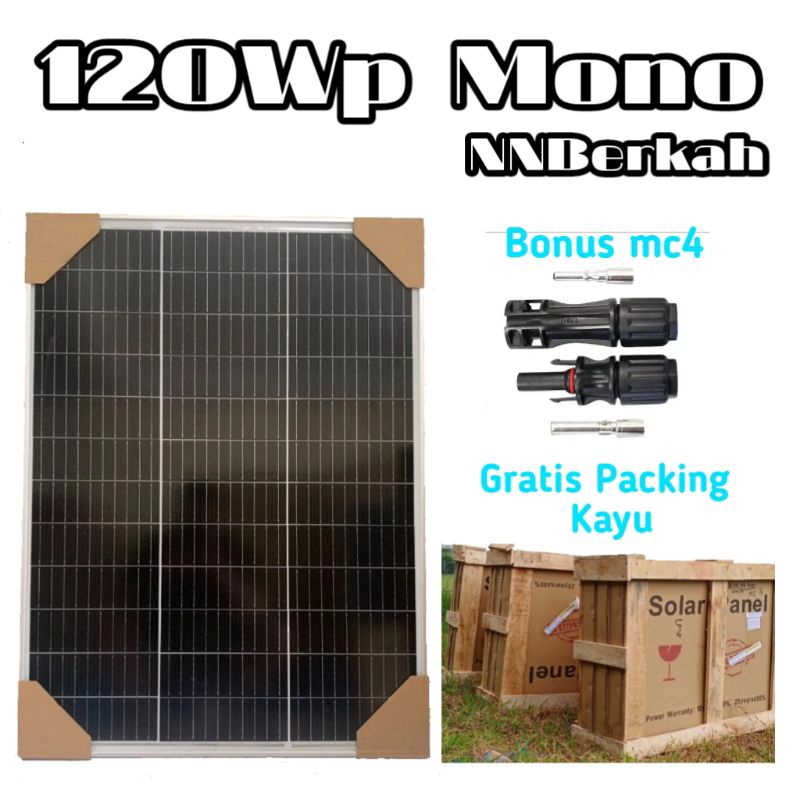 Jual Solar Panel GH 120Wp Mono Solar Cell Panel Tenaga Surya Shopee