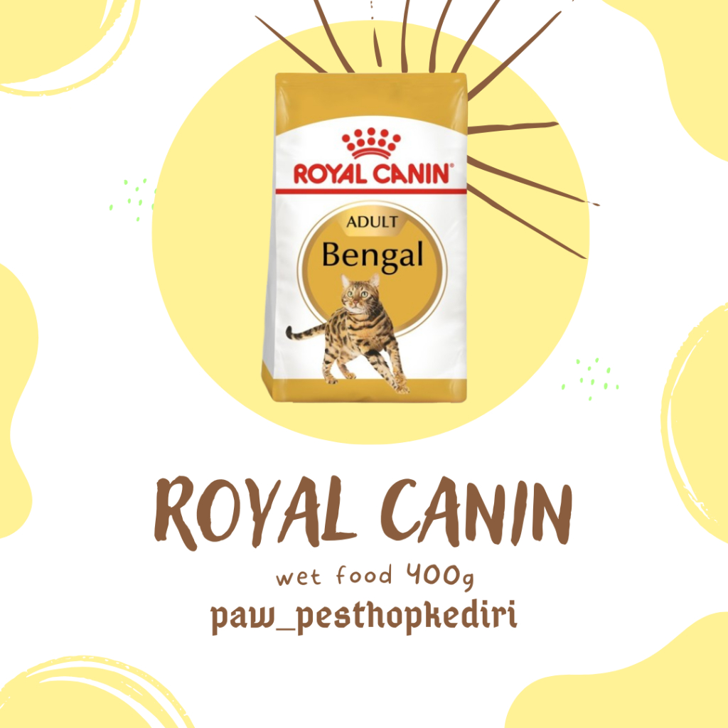 Jual ROYAL CANIN Bengal Dry Food Makanan Kucing Kering 400gr Shopee