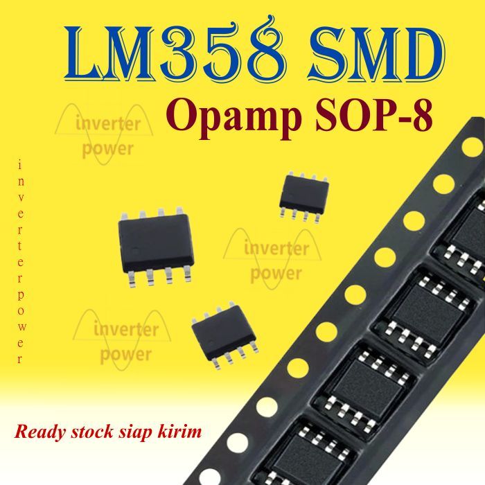 Jual LM358 SMD IC Opamp LM358DR Low Power Dual Operational Amplifiers