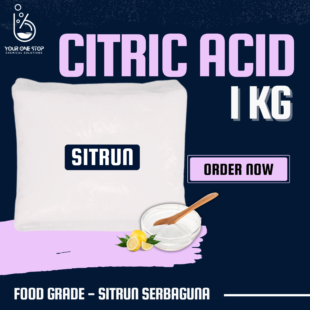 Jual CITRIC Food Grade Biang Sitrun Asam Sitrat Sitrun Pembersih