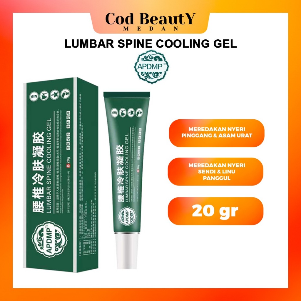 Jual APDMP LUMBAR SPINE COOLING GEL SALEP PEREDA NYERI TULANG BELAKANG