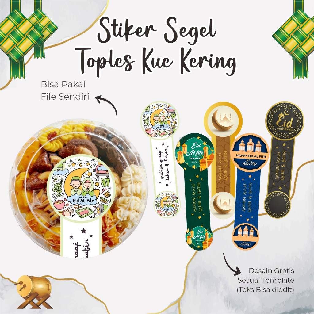 Jual STIKER TOPLES RAMADHAN STIKER SEGEL TOPLES TOPLES SEALED