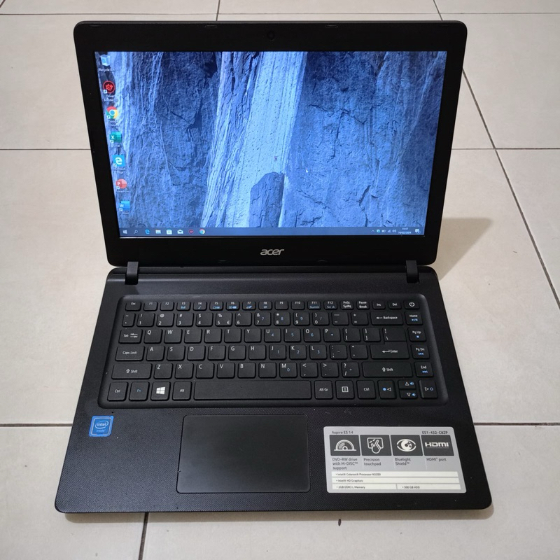 Jual Laptop Acer Aspire Es Window Office Processor Intel