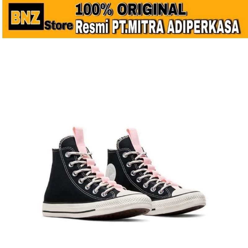 Jual Sepatu Sneakers Wanita Converse CTAS Grid Black Egret Donut Glaze