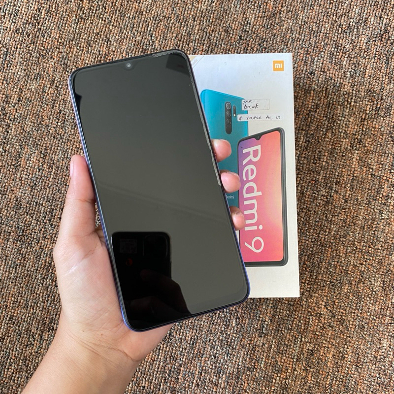 Jual Redmi 9 Ram 3 32 Seken Resmi Lunar Gold Shopee Indonesia