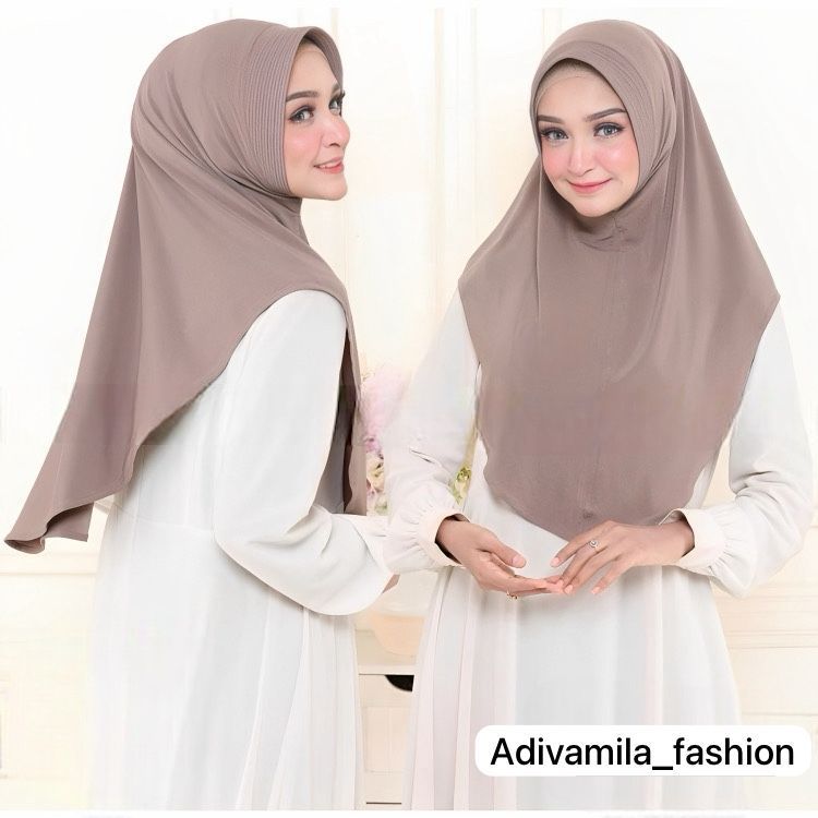 Jual HIJAB INSTAN JERSEY PREMIUM BERGO PINGUIN OVAL INSTAN JILBAB