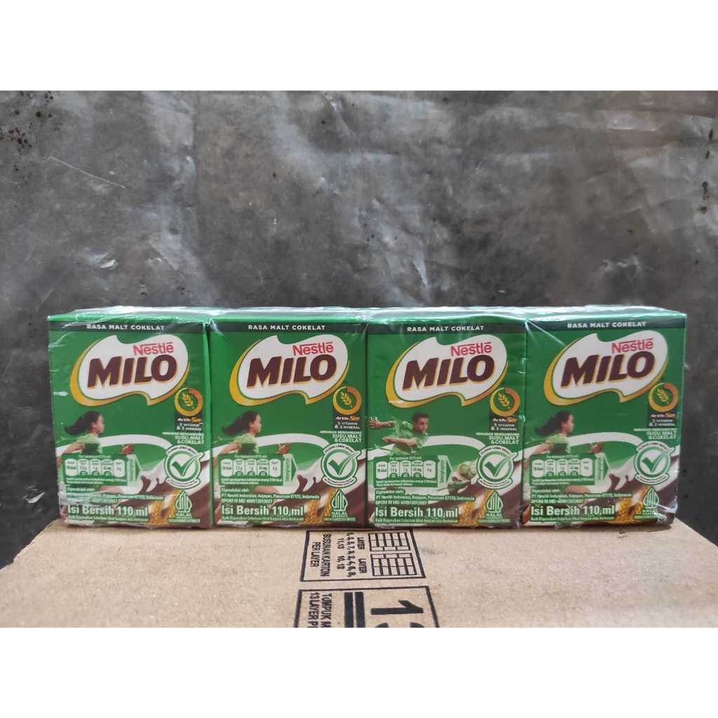 Jual Susu Milo Kotak Coklat Active Go Uht Ukuran Ml Isi Pcs