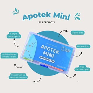 Jual READY STOCK APOTEK MINI PACKAGE TRAVEL SIZE EMERGENCY BOX