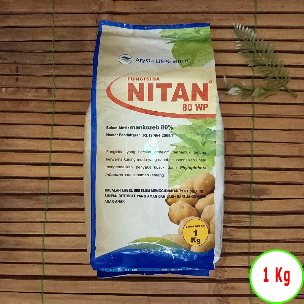 Jual FUNGISIDA NITAN 80 WP KEMASAN PABRIK 1 KG Shopee Indonesia