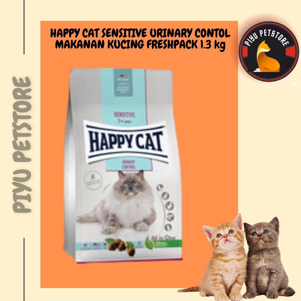 Jual FREE 1 KALUNG Happy Cat Sensitive Urinary Control Makanan Kucing