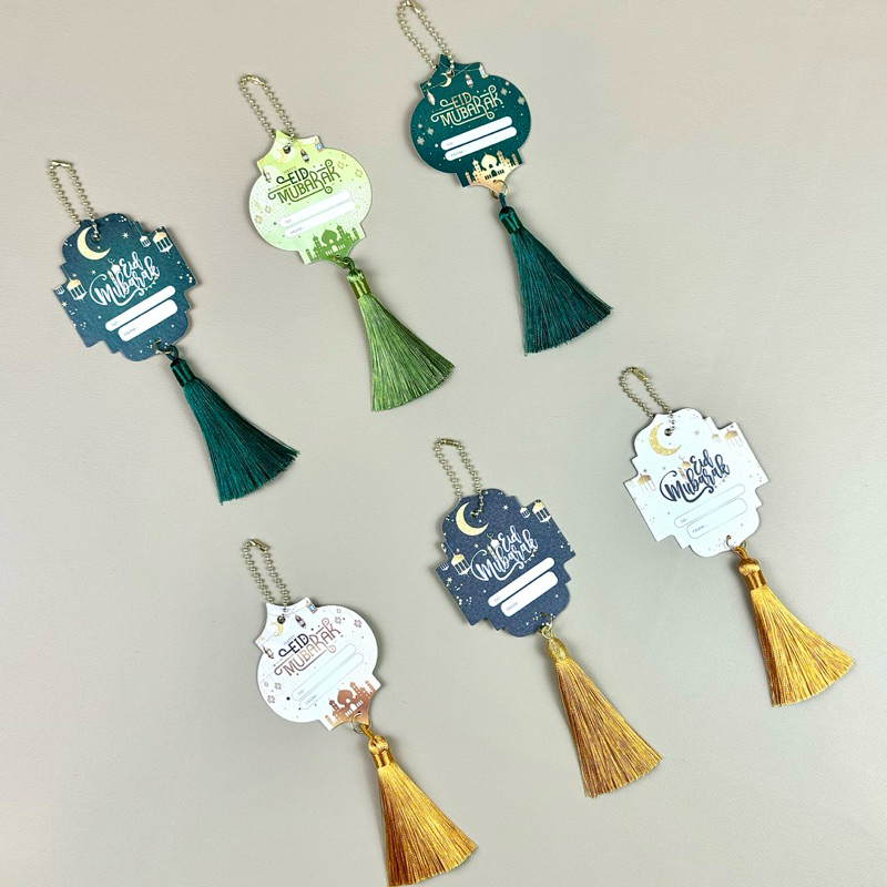 Jual Hang Tag TASSEL Premium Idul Fitri HangTag Tassel Set Lebaran