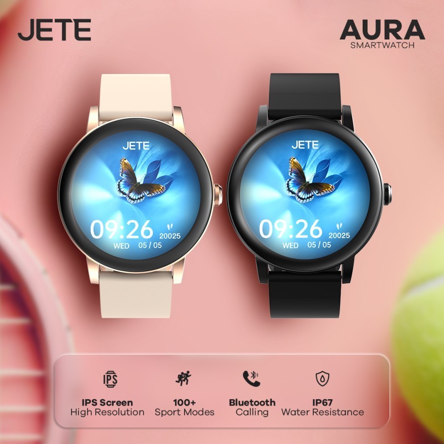 Jual Smartwatch Jete Aura Sport Mode With Ip Wireless Charging