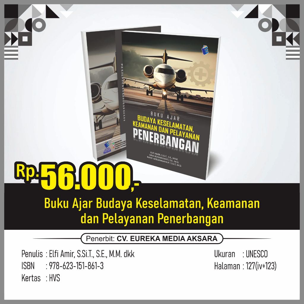 Jual Buku Ajar Budaya Keselamatan Keamanan Dan Pelayanan Penerbangan