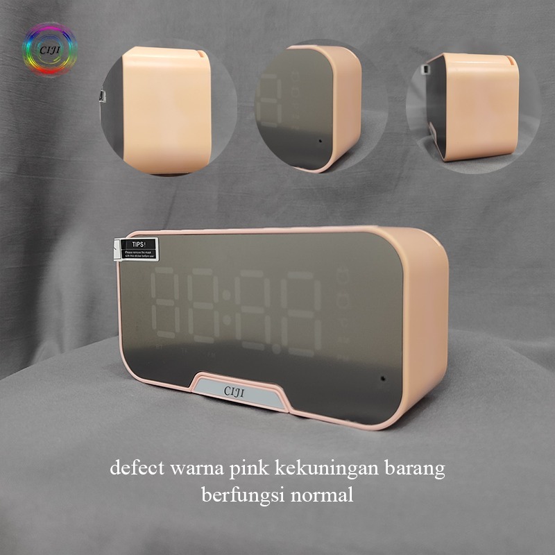 Jual Ciji Speaker Bluetooth Wireless Multifungsi Alarm Clock