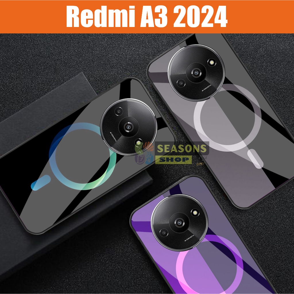 Jual Softcase Kaca Redmi A3 Terbaru 2024 Full Cover Pelindung Kamera