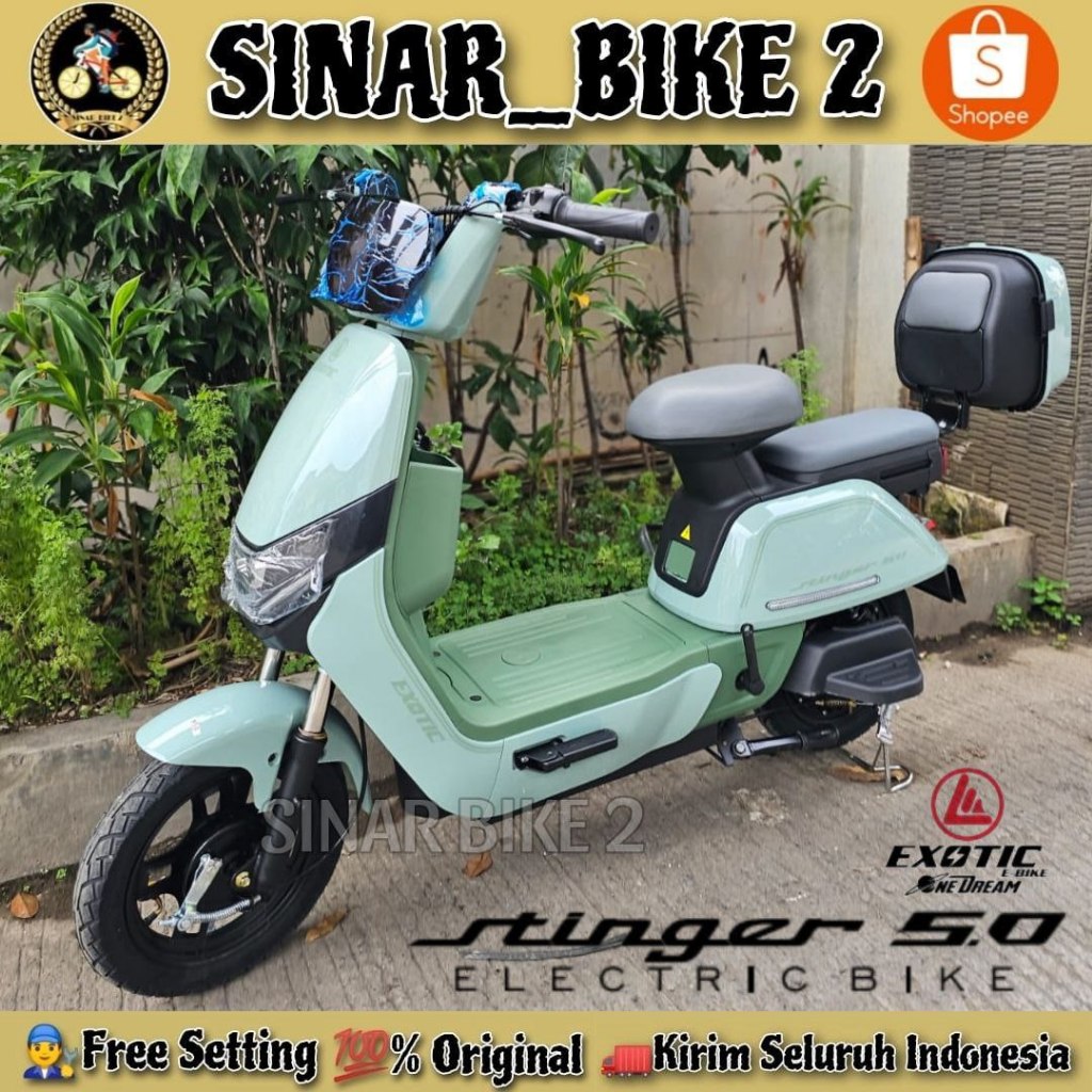 Jual Sepeda Listrik Exotic Stinger Watt Electric E Bike