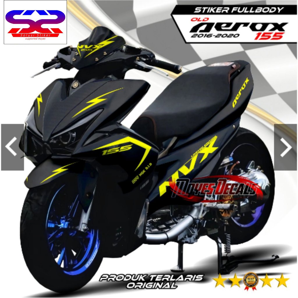 Jual Cod Decal Stiker Motor Aerox Old Stiker Yamaha Aerox