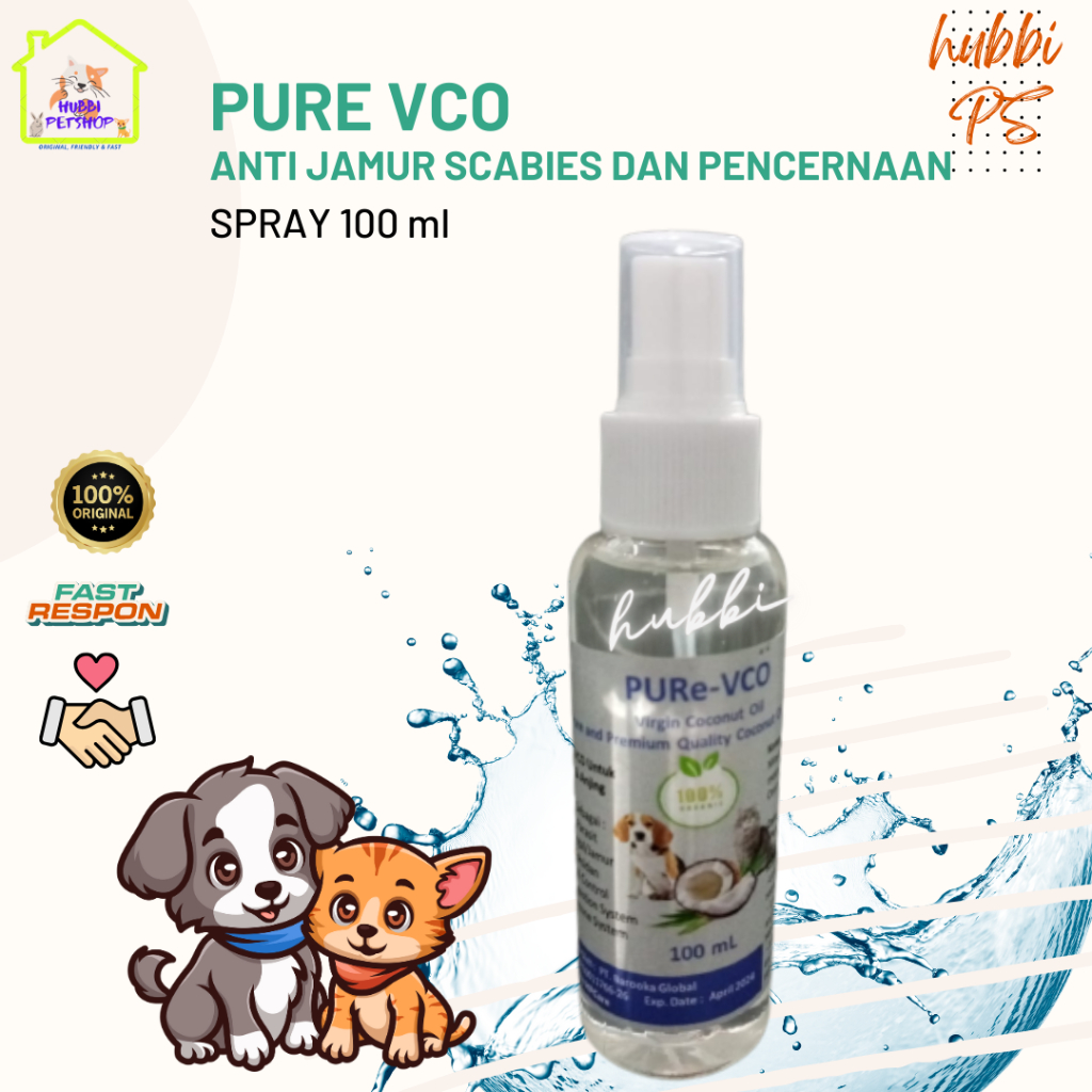 Jual Vco Kucing Spray Ml Obat Jamur Scabies Untuk Kucing Anjing