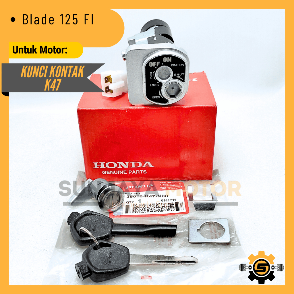 Jual Kunci Kontak Set K Keyset Original Honda Blade Fi Kunci