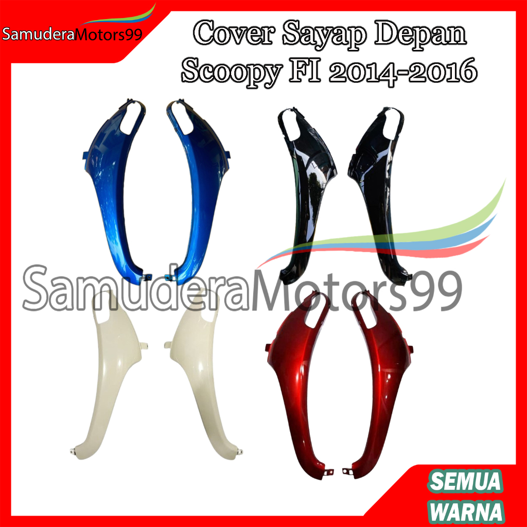 Jual Cover Sayap Depan Kanan Kiri Honda Scoopy Fi Semua Warna