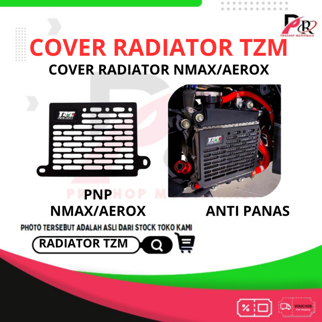 Jual Tzm Cover Radiator Nmax Vario Aerox Vario Old New Pcx