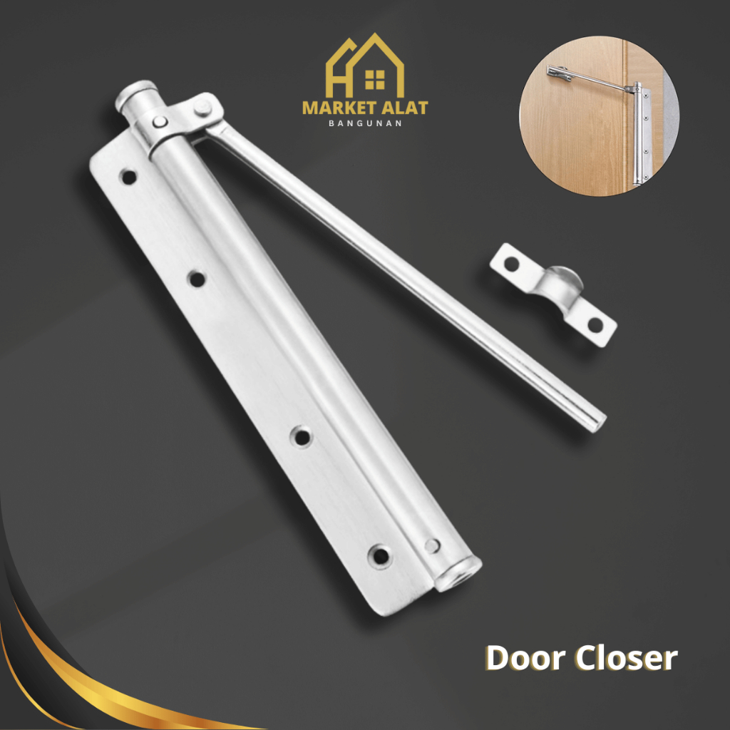 Jual Door Closer Alat Penutup Pintu Stainless Steel Engsel Koboi