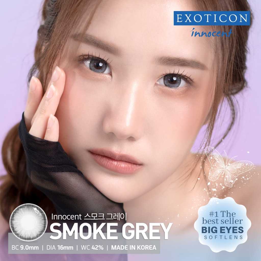 Jual Softlens X Innocent Smoke Grey Big Eyes Mm By Exoticon Normal