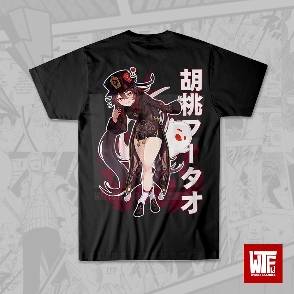 Jual WTF ID Hu Tao Genshin Impact Baju Anime T Shirt Jepang