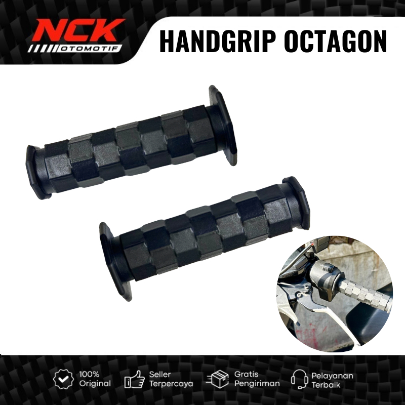 Jual HANFAT HANDGRIP OCTAGON KOTAK MOTOR UNIVERSAL Shopee Indonesia