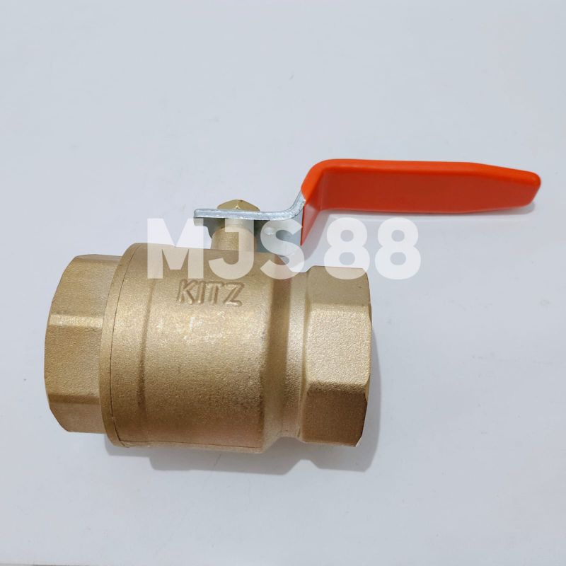 Jual BALL VALVE KITZ 2 INCH KUNINGAN STOP KRAN DRAT DALAM Shopee