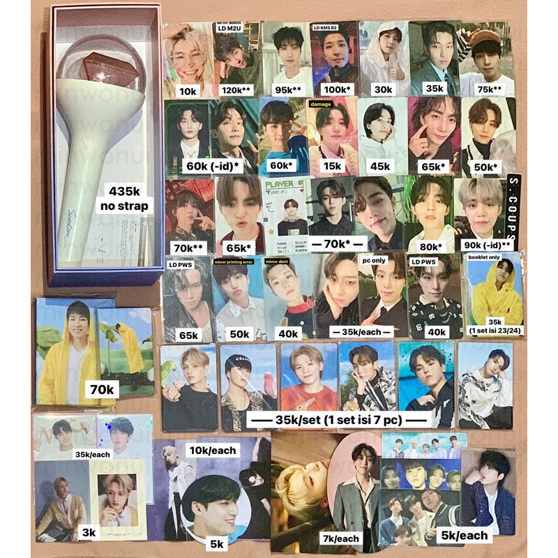 Jual Baca Deskripsi Custom Paper Svt Seventeen Mingyu Seungkwan