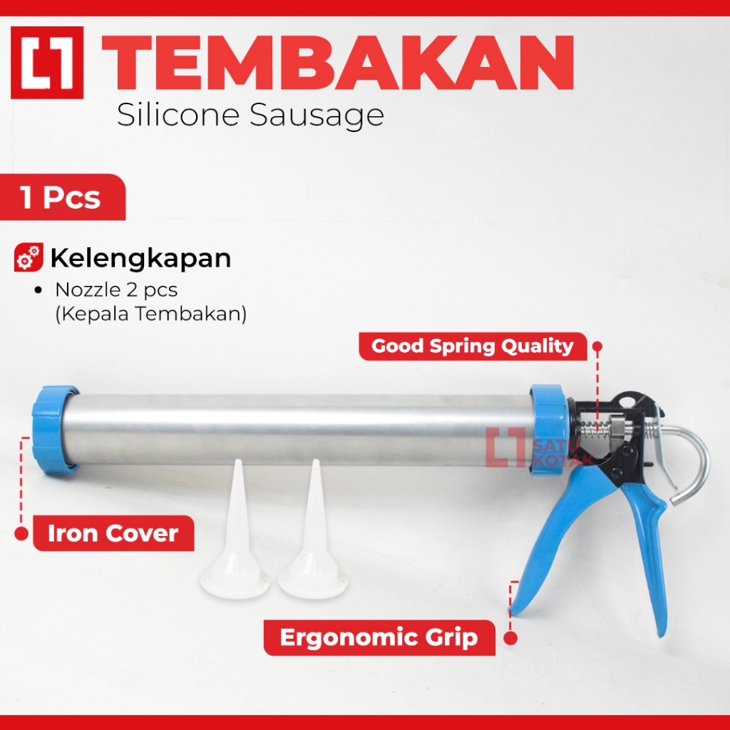 Jual WELDOM Tembakan Sosis Caulking Sausage Sealant Silicone Gun