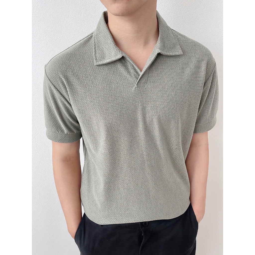 Jual Kadaka Mt Basic Polo Shirt Men Atasan Kaos Kerah Pria Knit