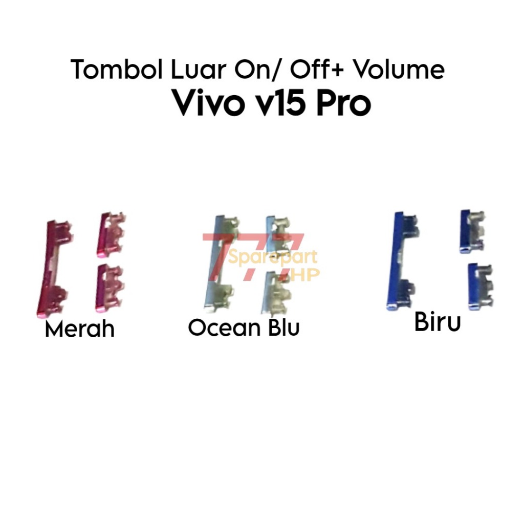 Jual Tombol Luar 1 Set Power On Off Volume Vivo V15 Pro 1818 Button