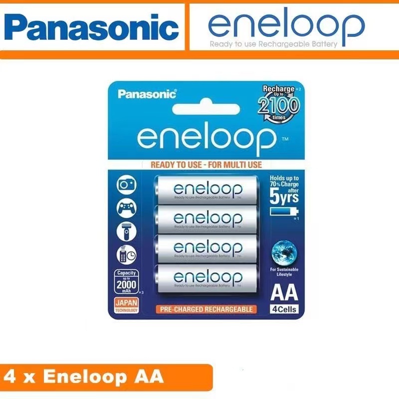 Jual Panasonic Eneloop AA AAA Baterai Isi Ulang Shopee Indonesia