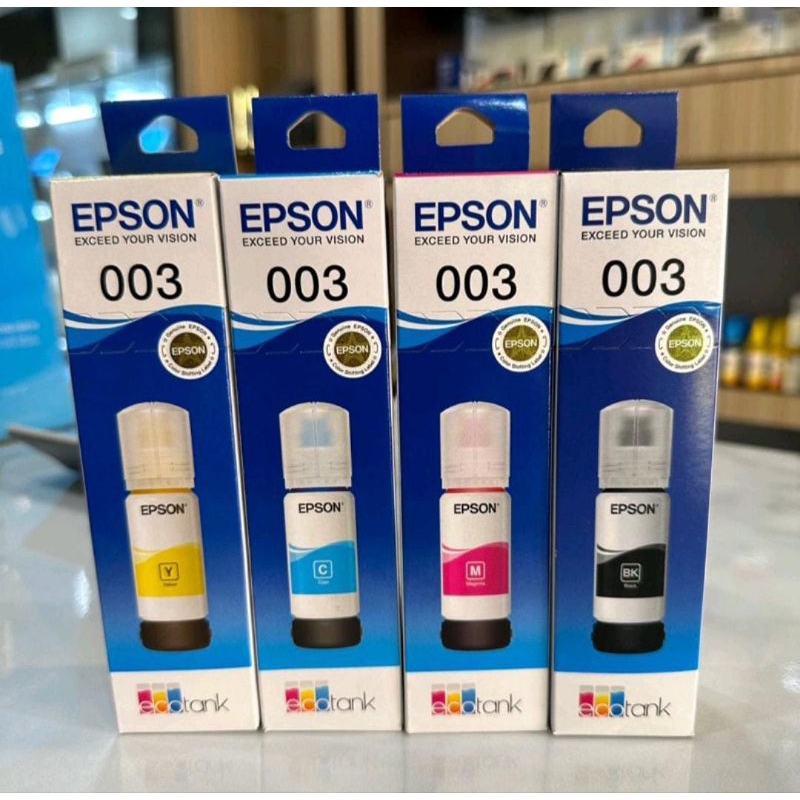 Jual Tinta Epson 003 Original 100 1 Set Shopee Indonesia