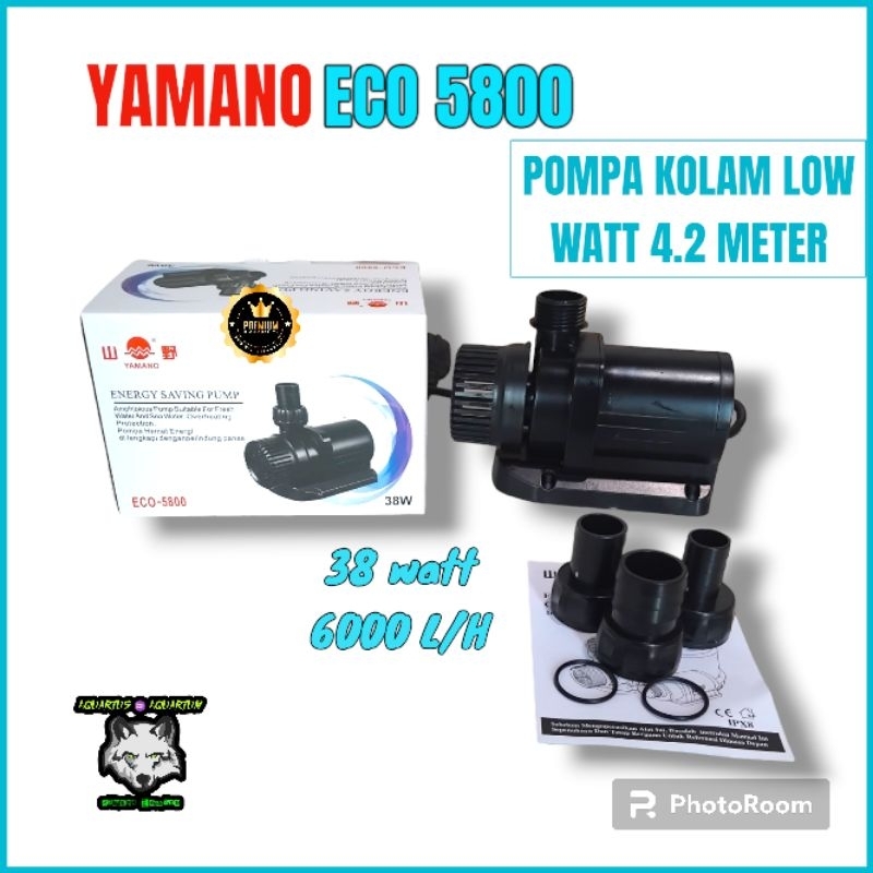 Jual MESIN POMPA Air Kolam Hidroponik Aquarium Ikan Low Watt YAMANO ECO