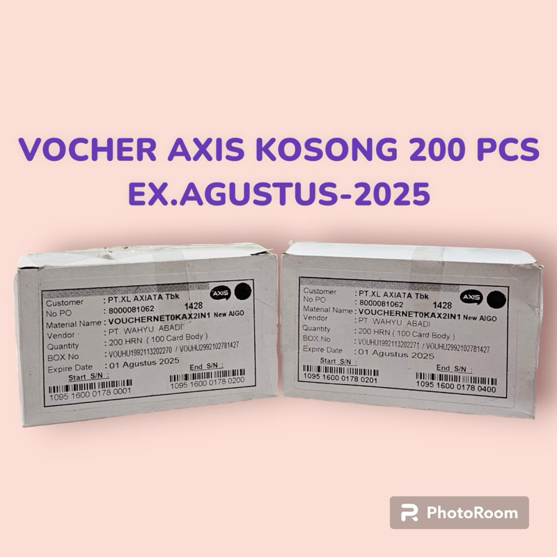 Jual Voucher Axis Kosong Per Sn Ex Agustus Shopee Indonesia