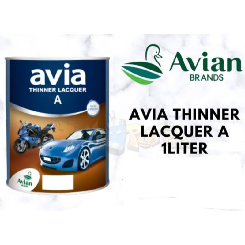 Jual THINNER AVIA A AVIAN 1 LITER PENGENCER CAT DUCO KAYU BESI